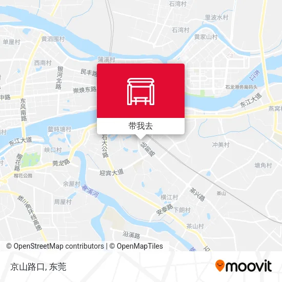 京山路口地图