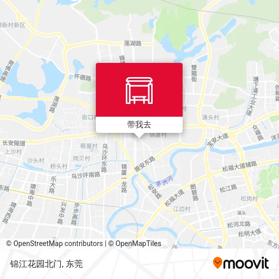 锦江花园北门地图