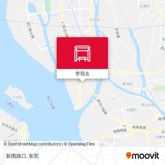 新围路口地图