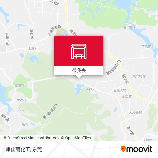 康佳丽化工地图