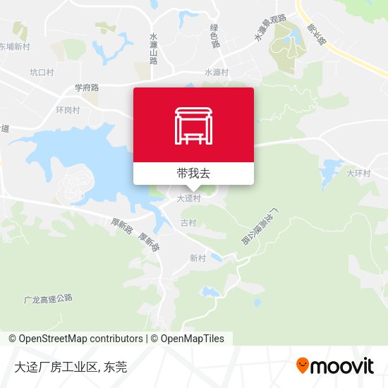 大迳厂房工业区地图