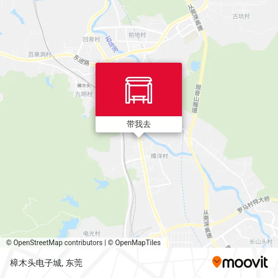 樟木头电子城地图