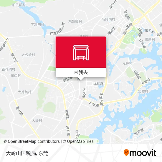 大岭山国税局地图