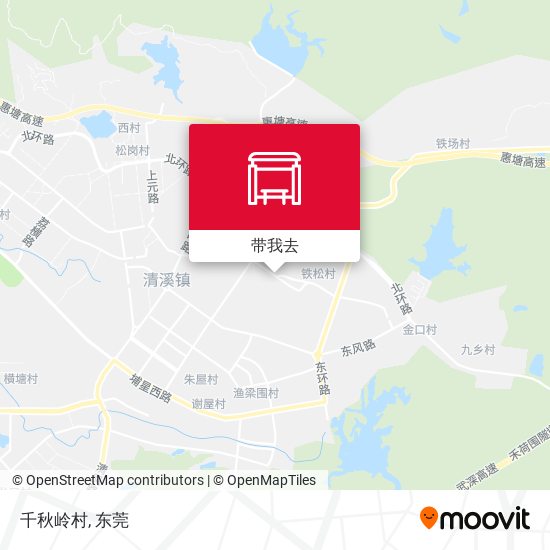 千秋岭村地图