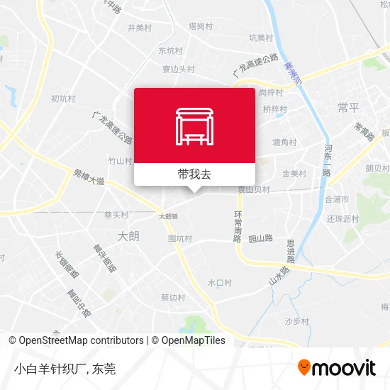 小白羊针织厂地图