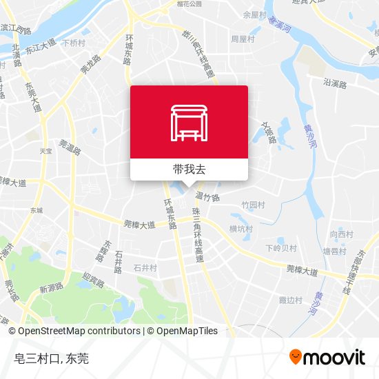 皂三村口地图