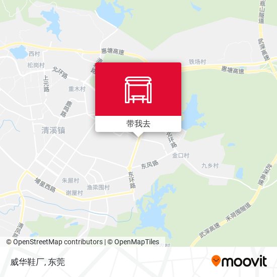 威华鞋厂地图