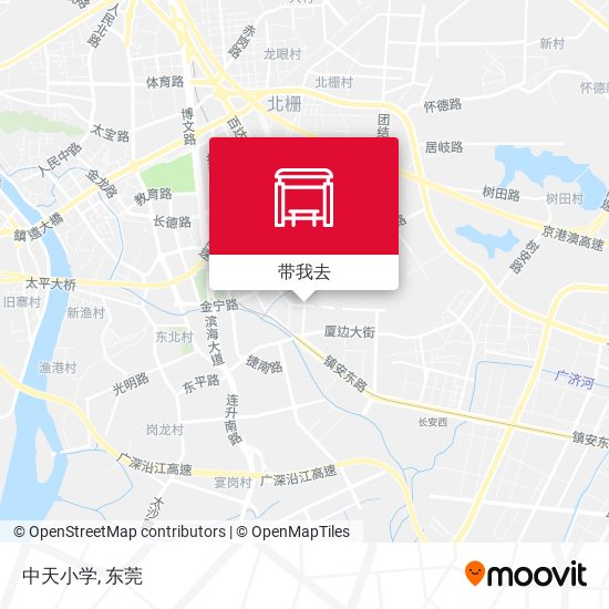 中天小学地图