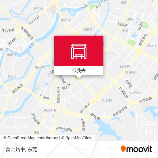 黄金路中地图