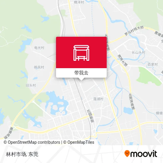 林村市场地图