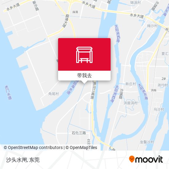 沙头水闸地图