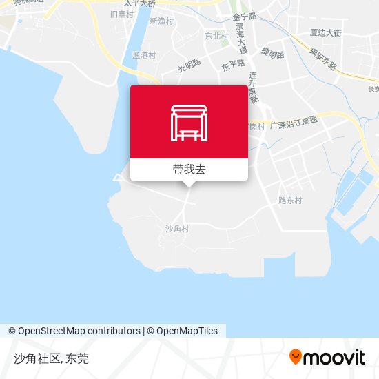 沙角社区地图