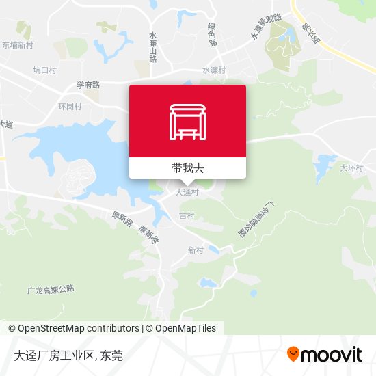 大迳厂房工业区地图