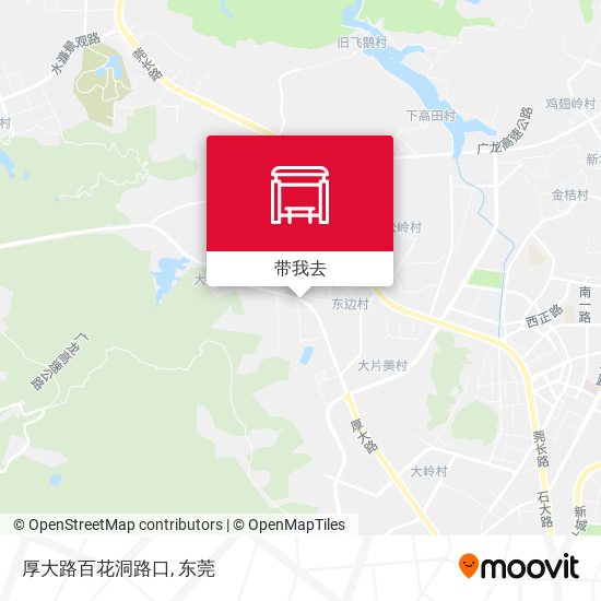 厚大路百花洞路口地图