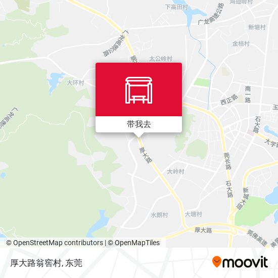厚大路翁窖村地图