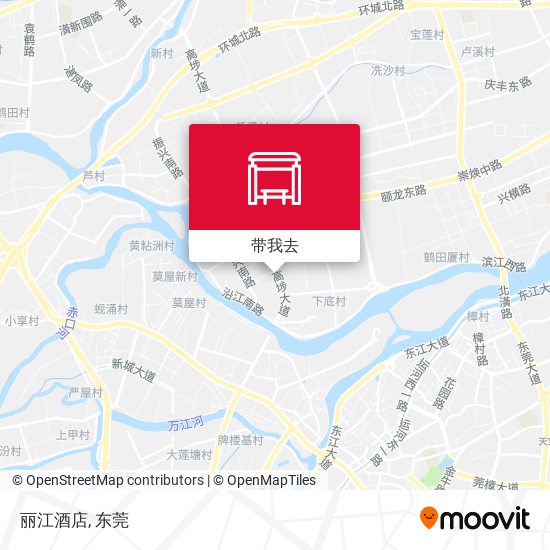 丽江酒店地图