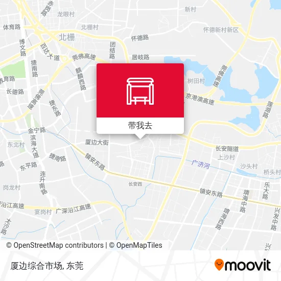 厦边综合市场地图