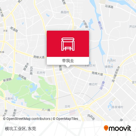横坑工业区地图