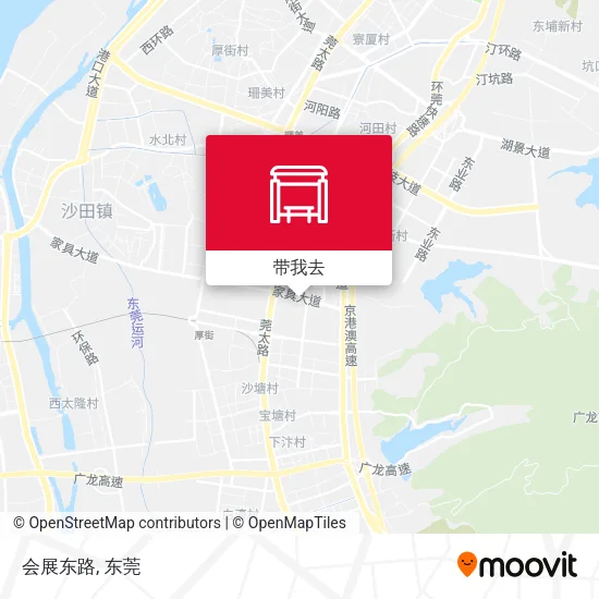 会展东路地图