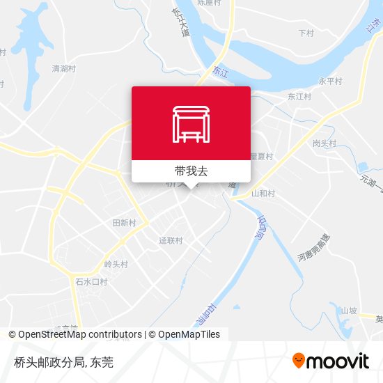 桥头邮政分局地图