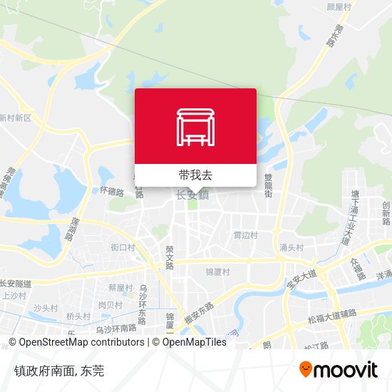 镇政府南面地图