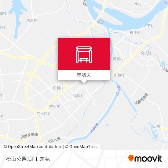 松山公园后门地图