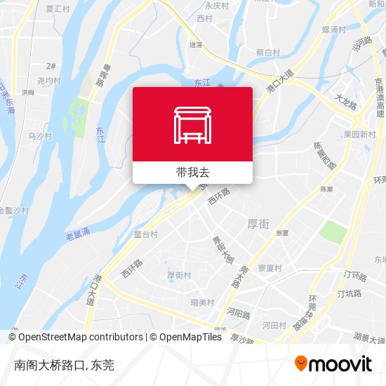 南阁大桥路口地图