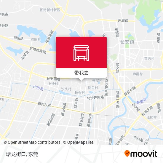 塘龙街口地图