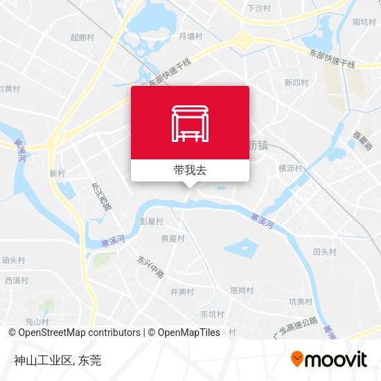 神山工业区地图
