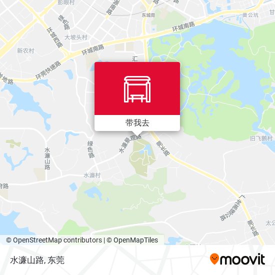 水濂山路地图
