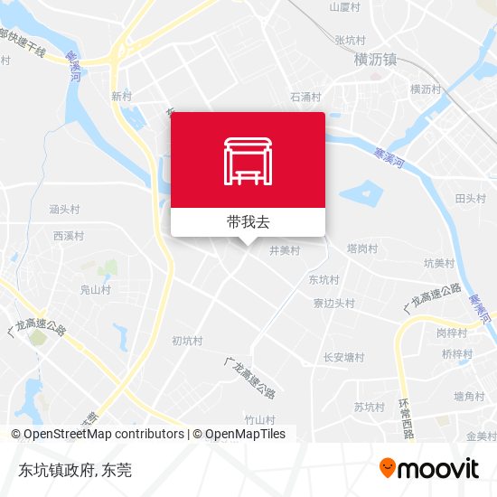 东坑镇政府地图