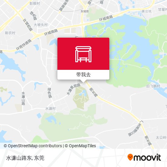 水濂山路东地图