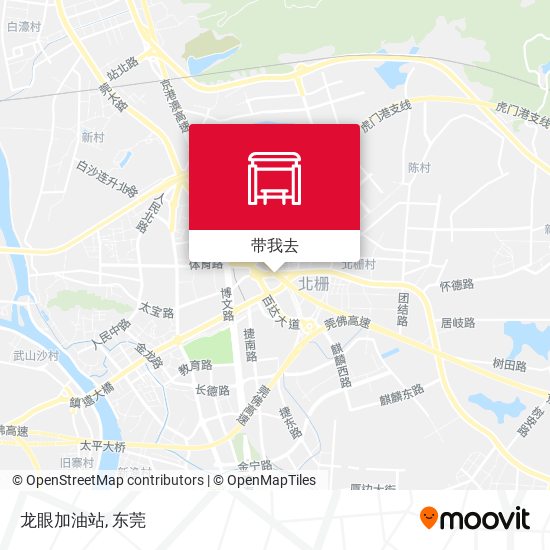 龙眼加油站地图