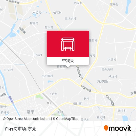 白石岗市场地图