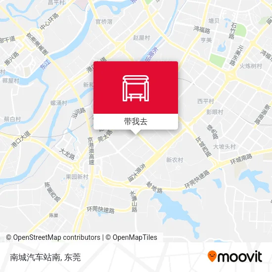 南城汽车站南地图