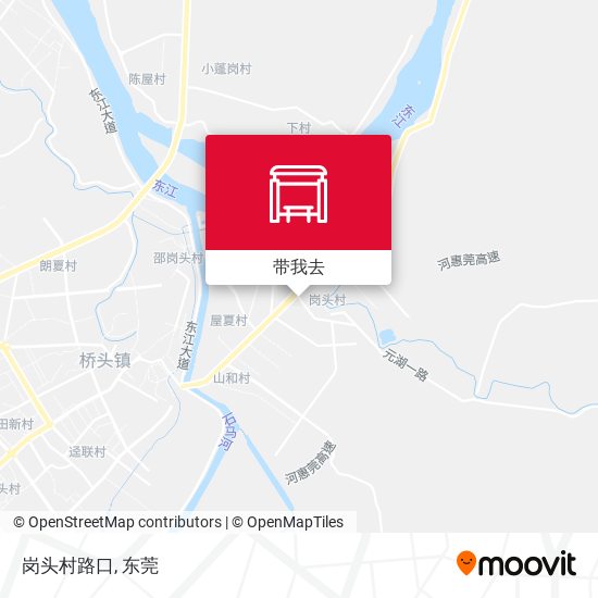 岗头村路口地图