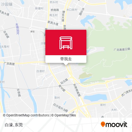 白濠地图