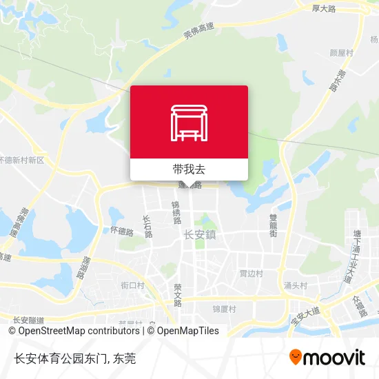 长安体育公园东门地图