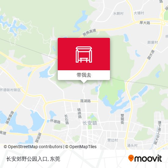 长安郊野公园入口地图