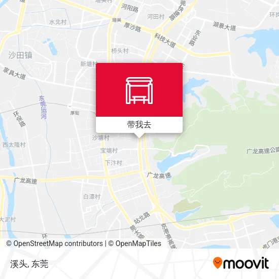 溪头地图