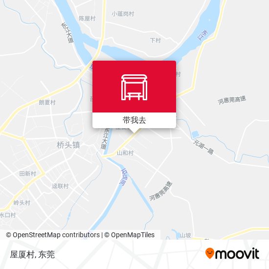 屋厦村地图