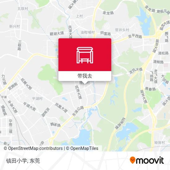 镇田小学地图