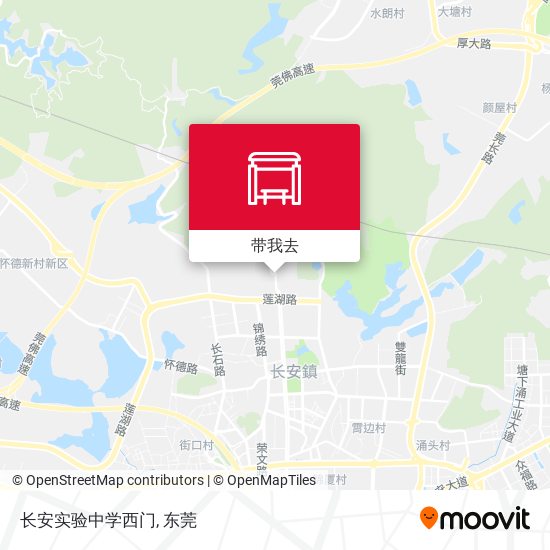 长安实验中学西门地图