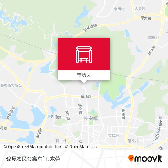 锦厦农民公寓东门地图