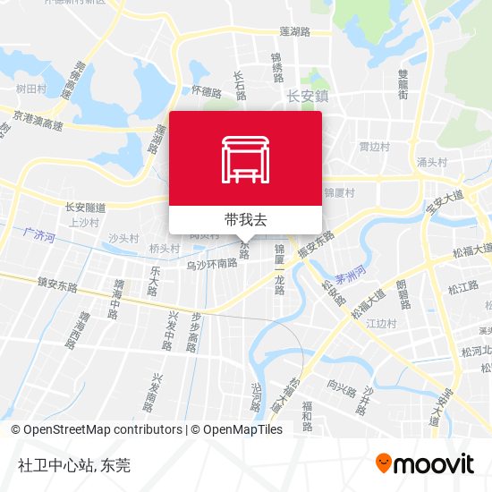 社卫中心站地图