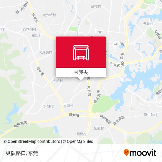 纵队路口地图