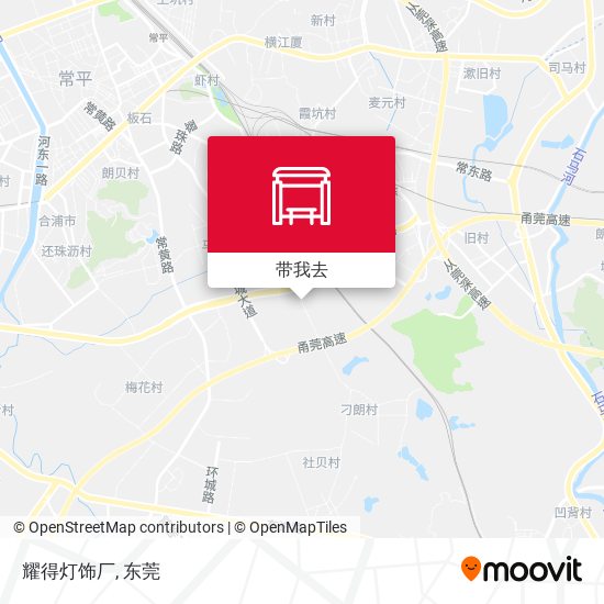耀得灯饰厂地图