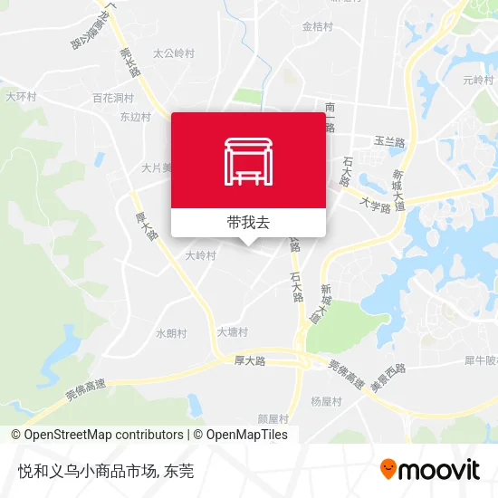 悦和义乌小商品市场地图