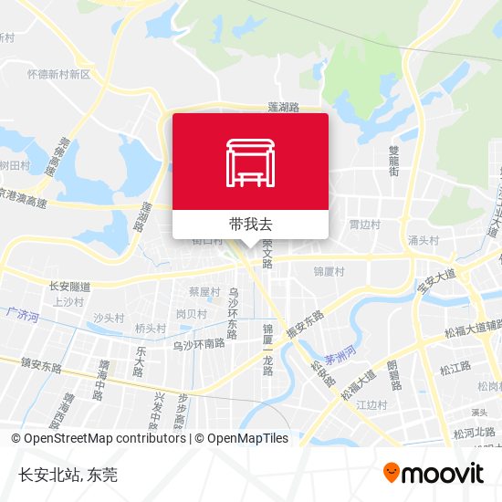长安北站地图