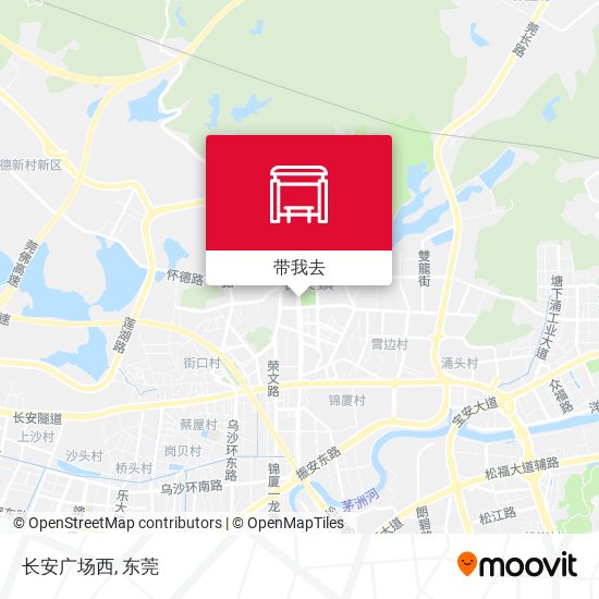 长安广场西地图